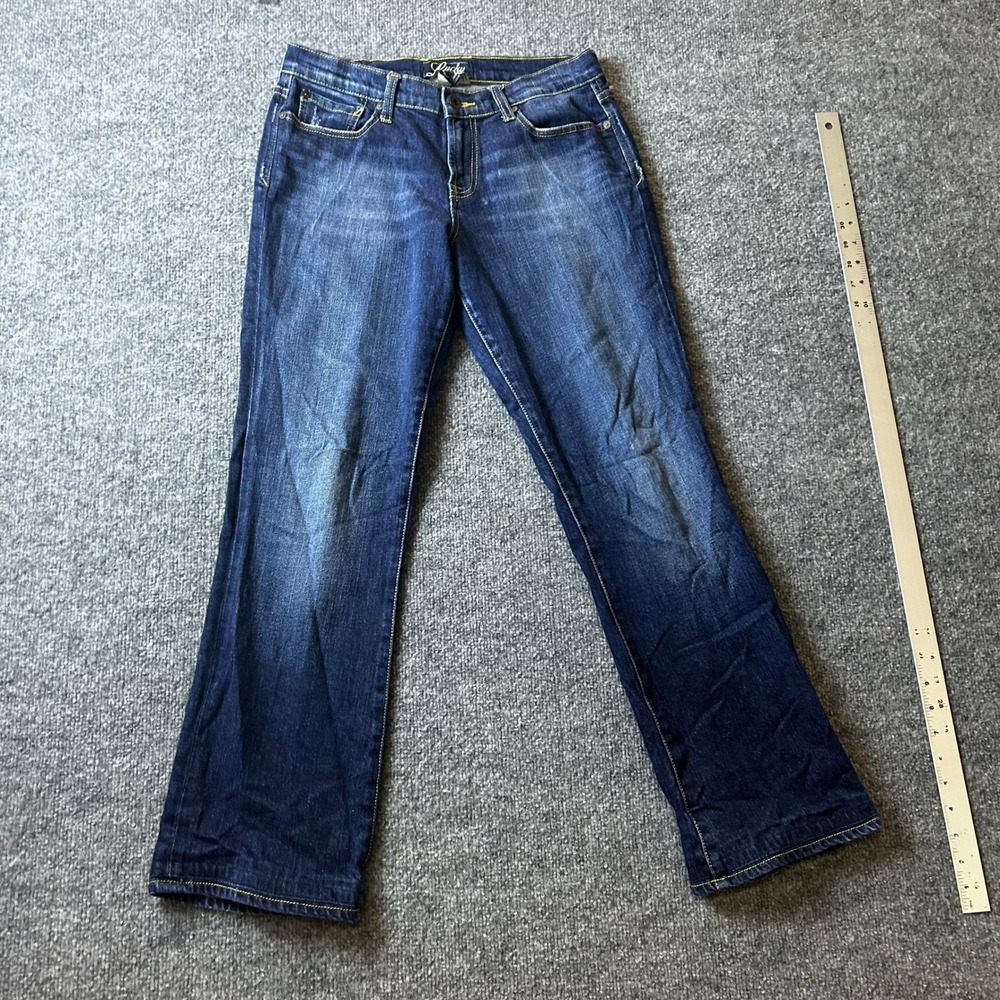 Lucky Brand Jeans Womens Size 6/28 Dark Wash Ashford Classic Rider Straight Leg